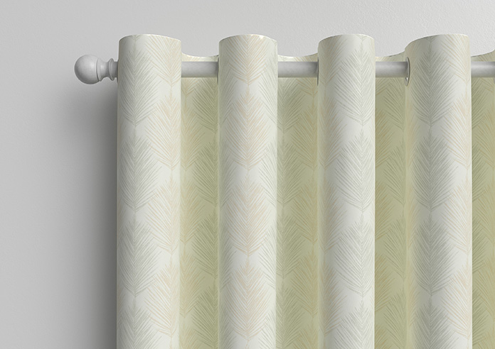 Gentle Palm, Lemon - Made to Measure Curtains - Image 12